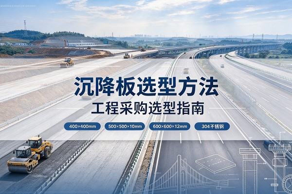 白碱滩沉降板选择方法