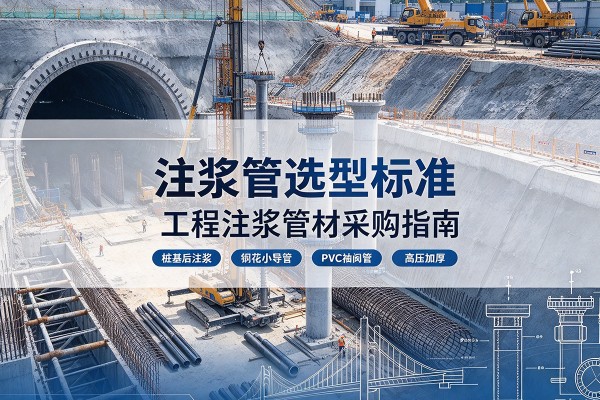 白碱滩注浆管选型标准