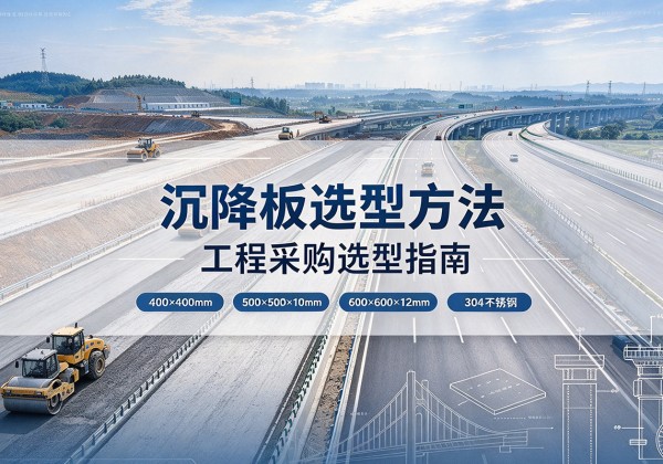 白碱滩沉降板选择方法
